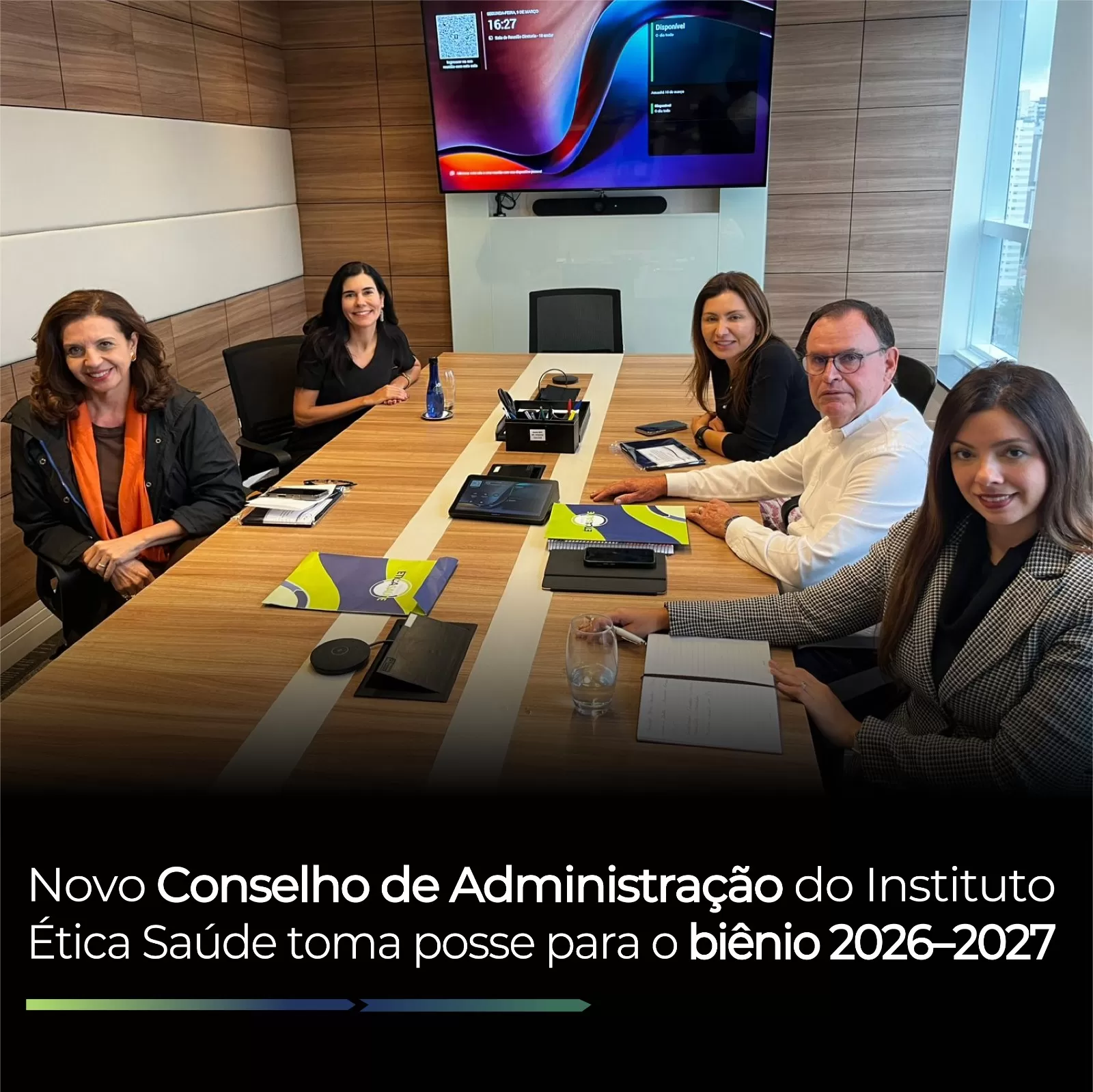 Novo Conselho de Administração do Instituto Ética Saúde toma posse para o biênio 2026–2027
