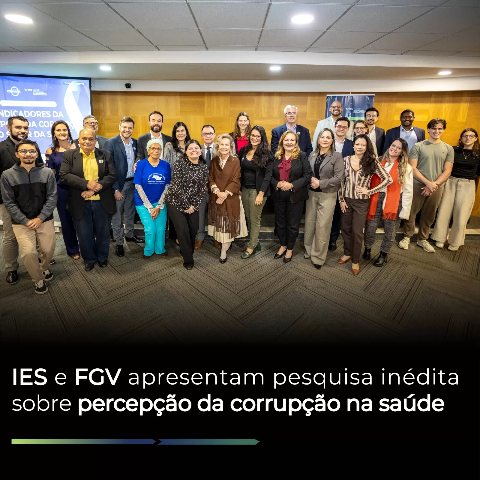 IES e FGV apresentam pesquisa inédita sobre percepção da corrupção na saúde
