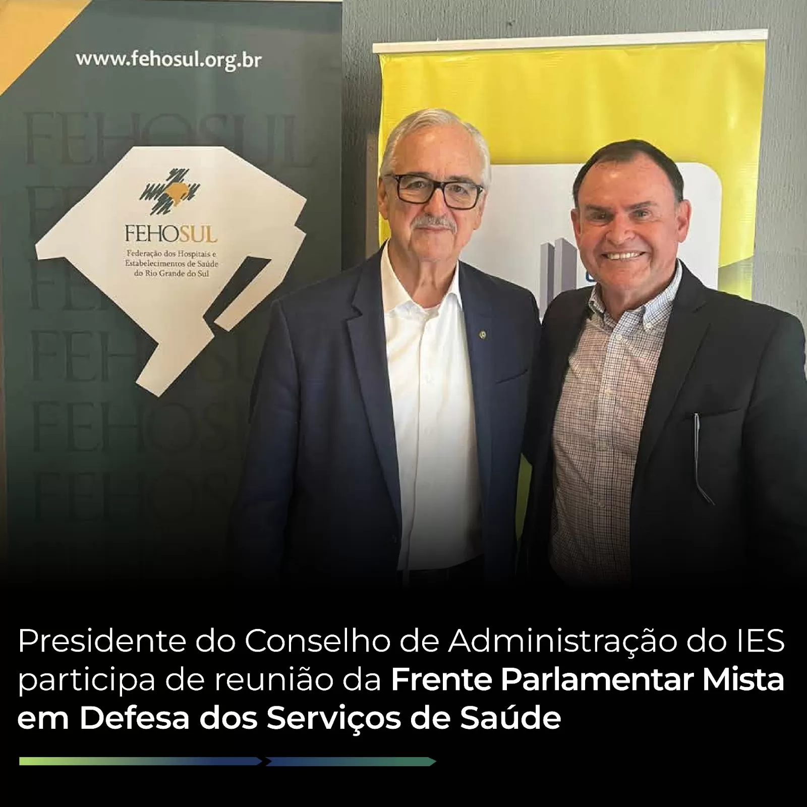Presidente do Conselho de Administração do Instituto Ética Saúde participa de reunião da Frente Parlamentar Mista em Defesa dos Serviços de Saúde