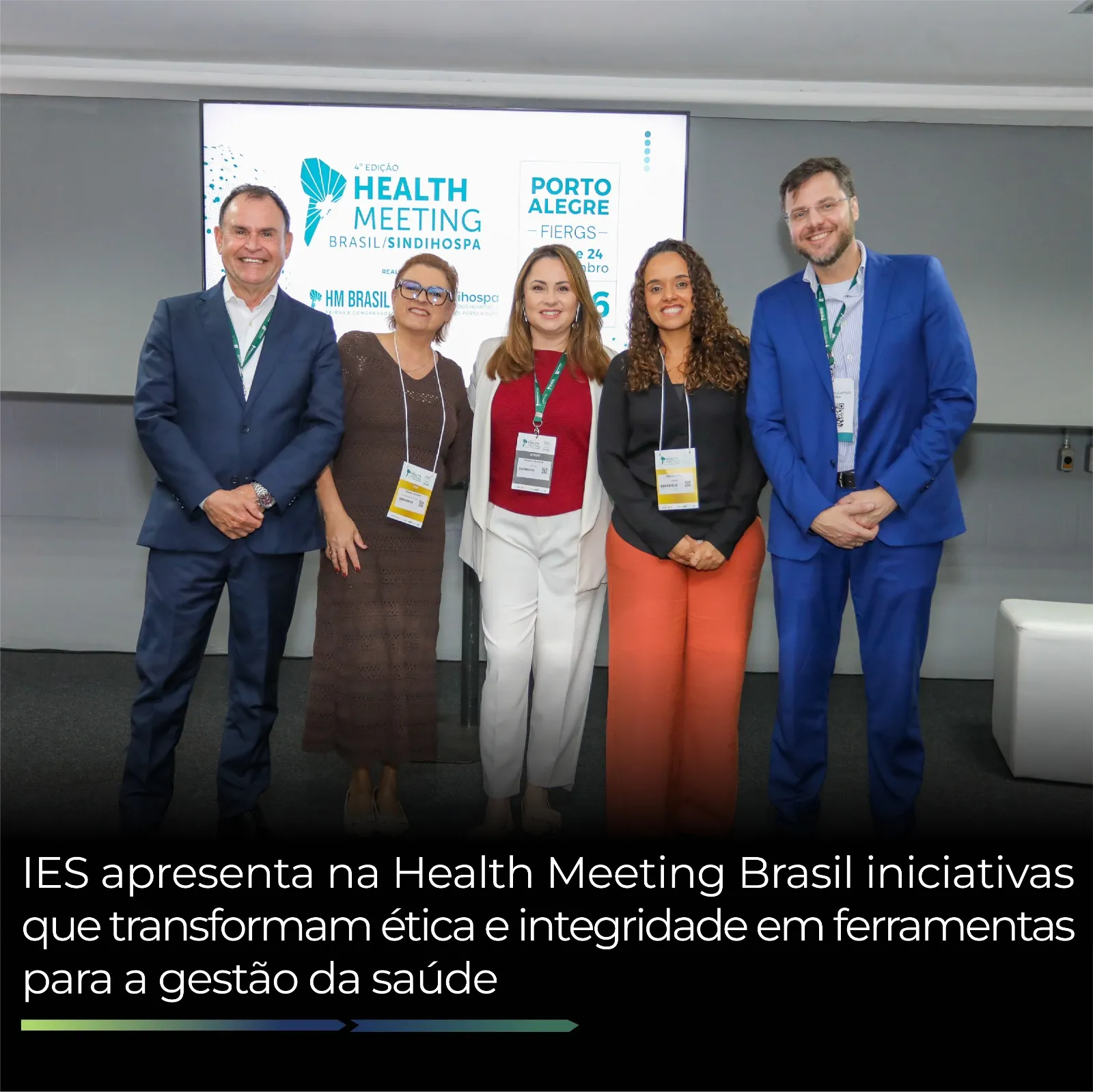 IES apresenta na Health Meeting Brasil iniciativas que transformam ética e integridade em ferramentas para a gestão da saúde