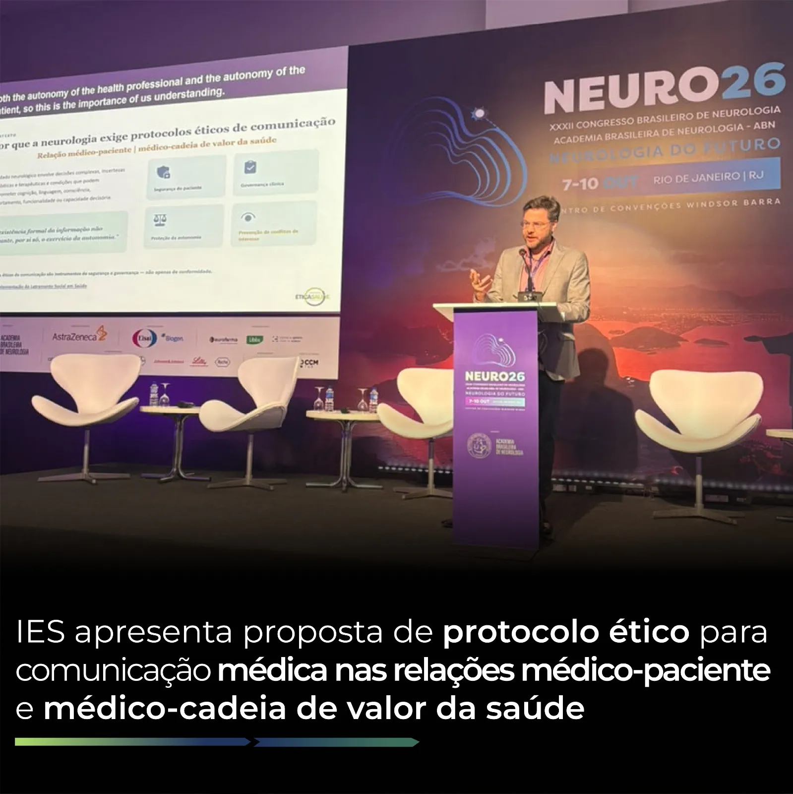 IES apresenta proposta de protocolo ético para comunicação médica nas relações médico-paciente e médico-cadeia de valor da saúde