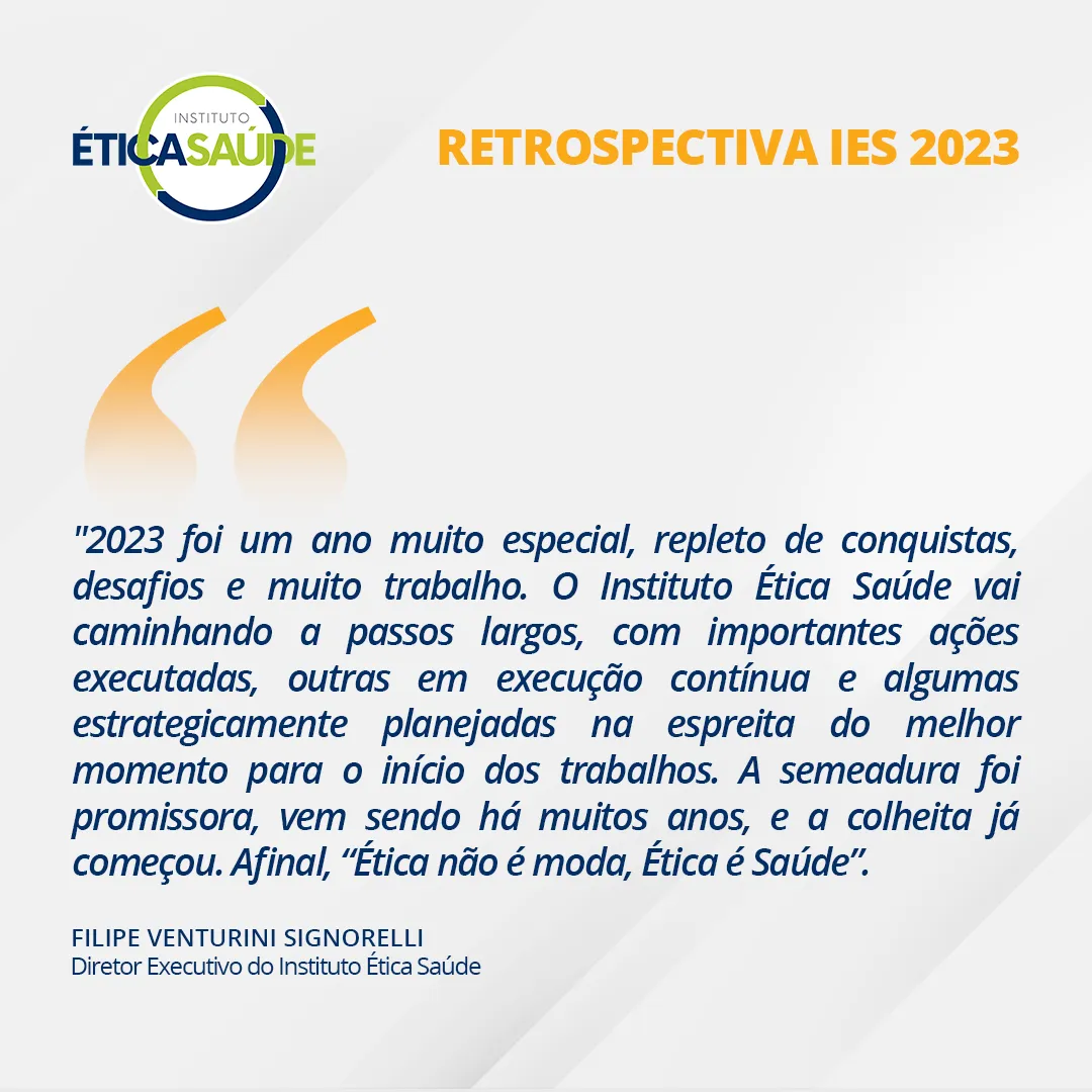 Retrospectiva – 2023, um ano de acontecimentos importantes para o Instituto Ética Saúde