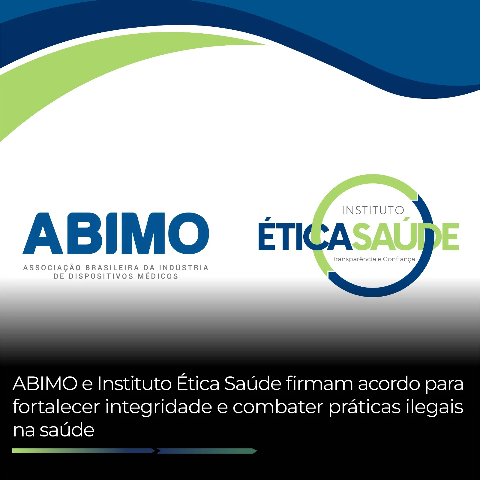 ABIMO e Instituto Ética Saúde firmam acordo para fortalecer integridade e combater práticas ilegais na saúde ABIMO e Instituto Ética Saúde firmam acordo para fortalecer integridade e combater práticas ilegais na saúde
