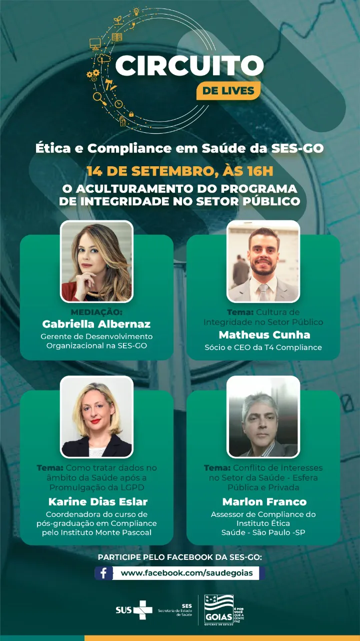 Evento sobre Ética do governo de Goiás tem presença do IES