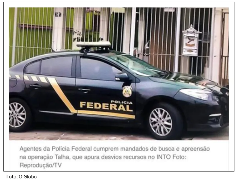 O IES apoia a Operação Talha, da Polícia Federal (PF) e do Ministério Público Federal (MPF)